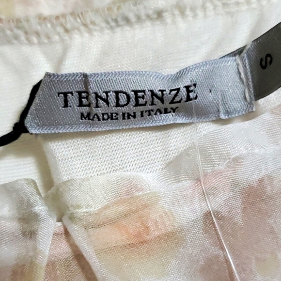 Tendenze Pure Silk Watercolor Floral Top - Picture 3 of 6